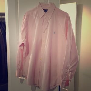 Ralph Lerann Classic Fit Pink Oxford